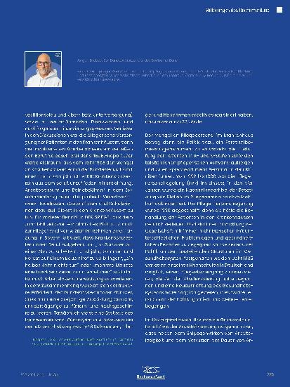 Vorschauseite 3: Mitteilungen des Bochumer Bundes: Wie ist die Sicht der Politik auf die Pflege in Deutschland?