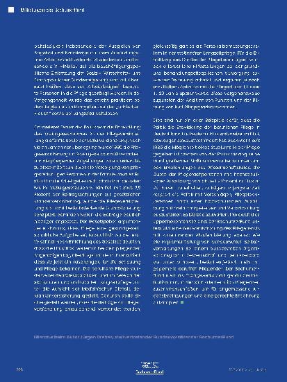 Vorschauseite 4: Mitteilungen des Bochumer Bundes: Wie ist die Sicht der Politik auf die Pflege in Deutschland?