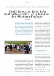 Vorschauseite 1: Health Innovation Rhein-Ruhr zieht Gäste aus ganz Deutschland an den Mülheimer Flughafen.