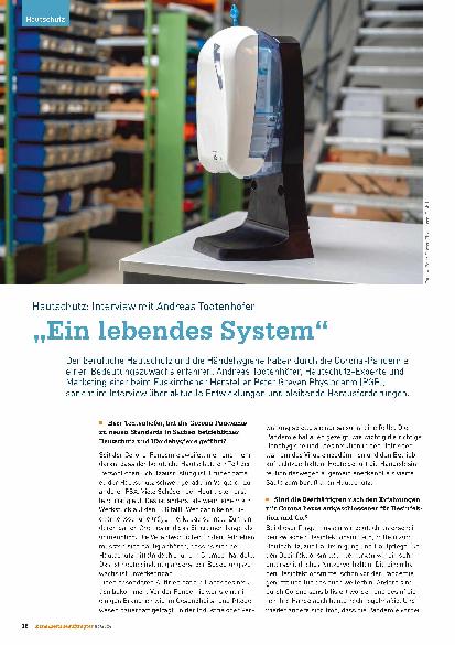 Vorschauseite 1: "Ein lebendes System"