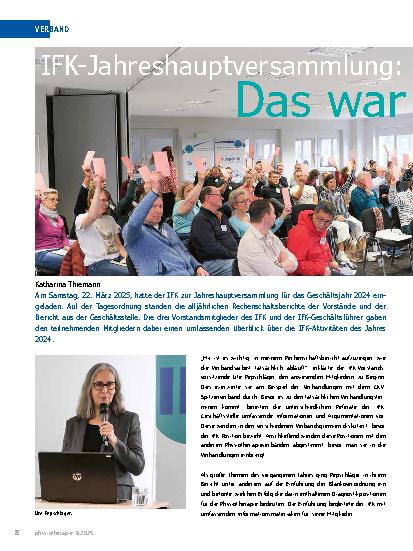 Vorschauseite 1: FK-Jahreshauptversammlung: Das war das Jahr 2024