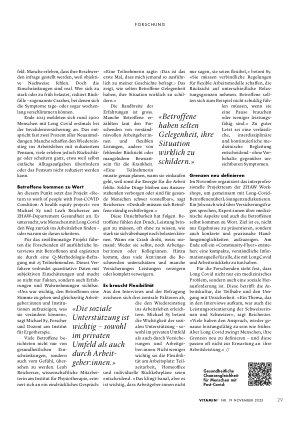 Vorschauseite 2: Der schwierige Weg zurück ins Arbeitsleben