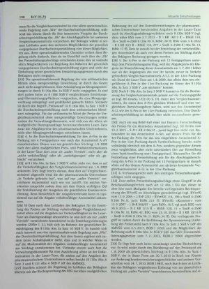 Vorschauseite 4: Arzneimittel - Neueinführung - mehrere Vergleichsarzneimittel des pharmazeutischen Unternehmers - Berechnung des Preiserhöhungsabschlags