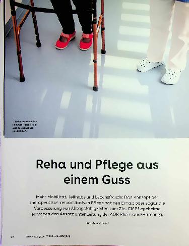 Vorschauseite 1: Reha und Pflege aus einem Guss