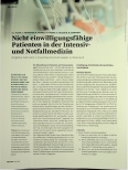 Vorschauseite 1: Nicht einwilligungsfähige Patienten in der Intensivund Notfallmedizin
