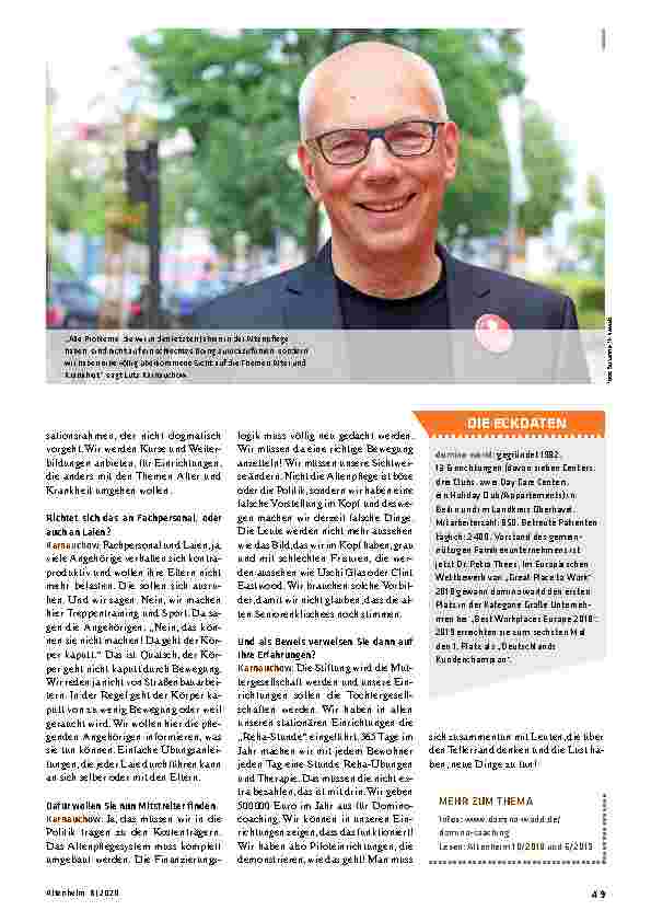 Vorschauseite 2: 365 Tage im Jahr Reha