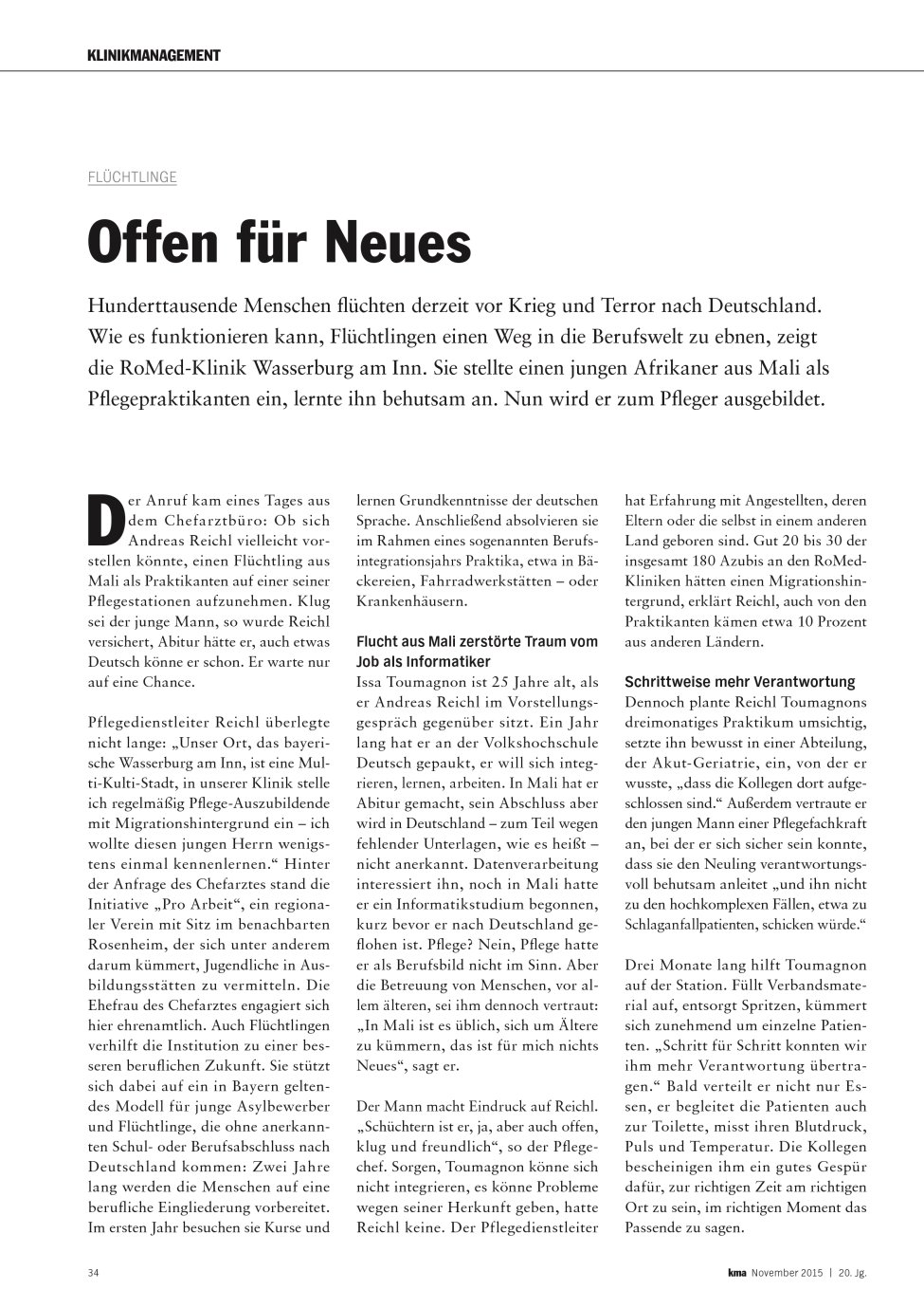 Vorschauseite 1: Offen für Neues