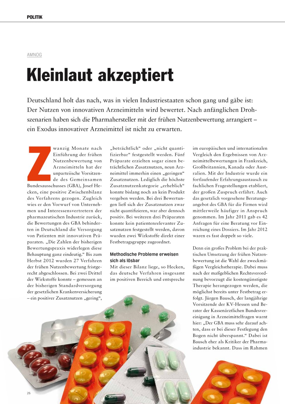 Vorschauseite 1: Kleinlaut akzeptiert