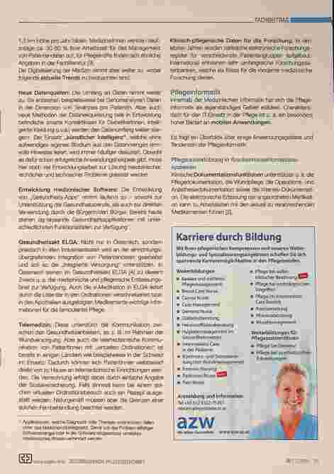 Vorschauseite 2: Digitalisierung des Gesundheitswesens - Perspektiven der Pflegeinformatik