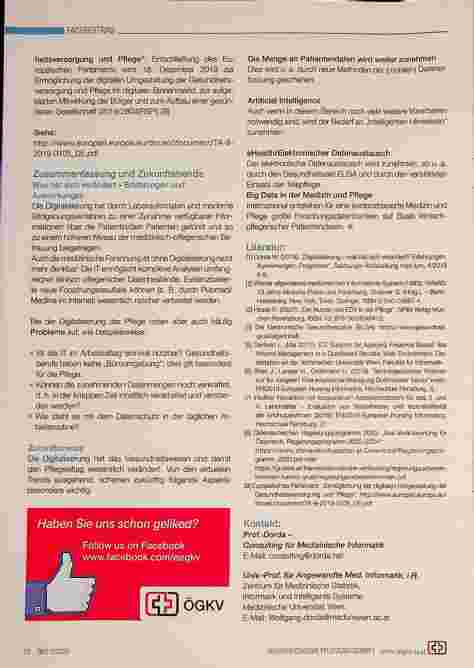 Vorschauseite 5: Digitalisierung des Gesundheitswesens - Perspektiven der Pflegeinformatik
