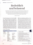Vorschauseite 1: Chronischer Schmerz: Bedrohlich und belastend