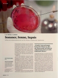 Vorschauseite 1: Sommer, Sonne, Sepsis: Welchen Einfluss haben die Außentemperaturen auf die Inzidenz nosokomialer Sepsis?