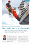 Vorschauseite 1: Persönliche Schutzausrüstung gegen Absturz (PSAgA) Weit mehr als nur ein Notnagel
