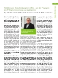 Vorschauseite 1: Politik muss Entscheidungen treffen, um die Finanzen der Pflegeversicherung zu stabilisieren.