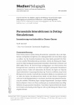 Vorschauseite 1: Parasoziale Interaktionen in Dating-Simulationen: Inszenierung von Intimität in Otome-Games