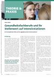 Vorschauseite 1: Gesundheitsfachberufe und ihr Stellenwert auf Intensivstationen