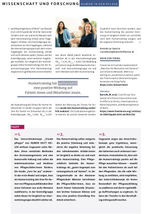 Vorschauseite 3: »Pionierprojekt Freude pflegen«