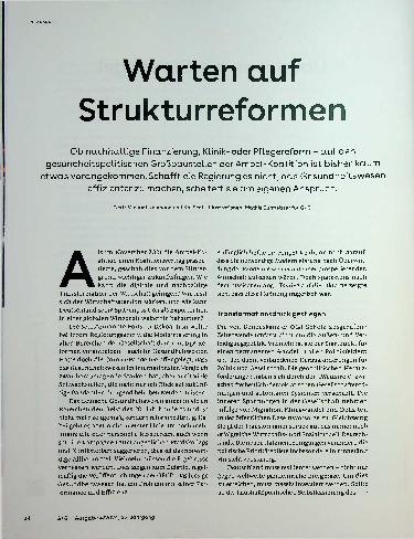 Vorschauseite 1: Warten auf Strukturreformen