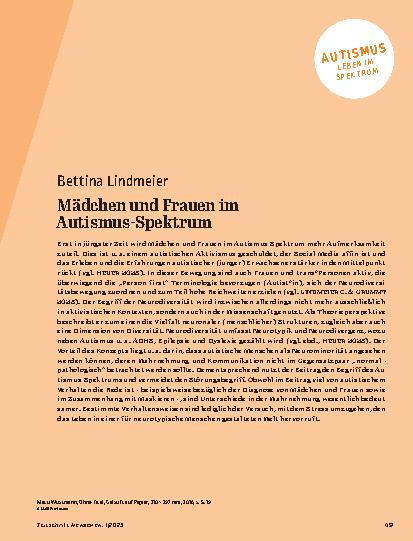 Vorschauseite 2: Mädchen und Frauen im Autismus-Spektrum
