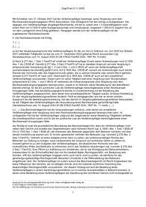 Vorschauseite 2: Zur Verfahrenspflegervergütung – § 277 Abs. 1 Satz 1