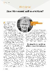 Vorschauseite 1: Das Ehrenamt soll es richten?