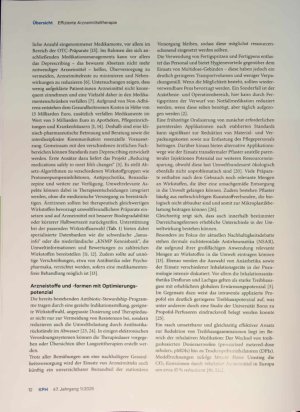 Vorschauseite 2: Effiziente Arzneimitteltherapie oder kann das weg? Nachhaltigkeit im Arbeitsalltag der Krankenhausapotheke