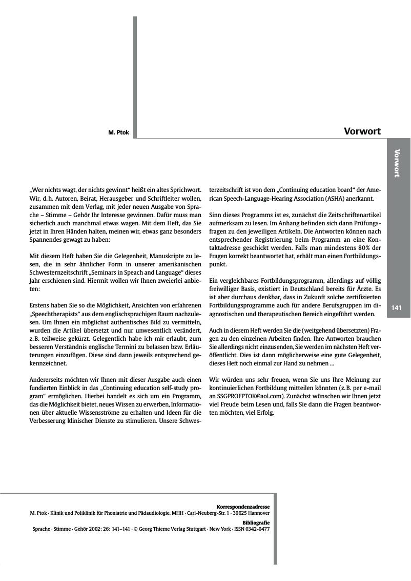 Vorschauseite 1: Vorwort