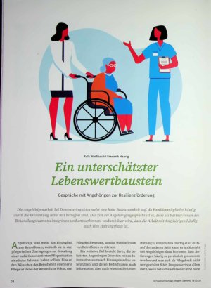Vorschauseite 1: Ein unterschätzter Lebenswertbaustein Gespräche mit Angehörigen zur Resilienzförderung