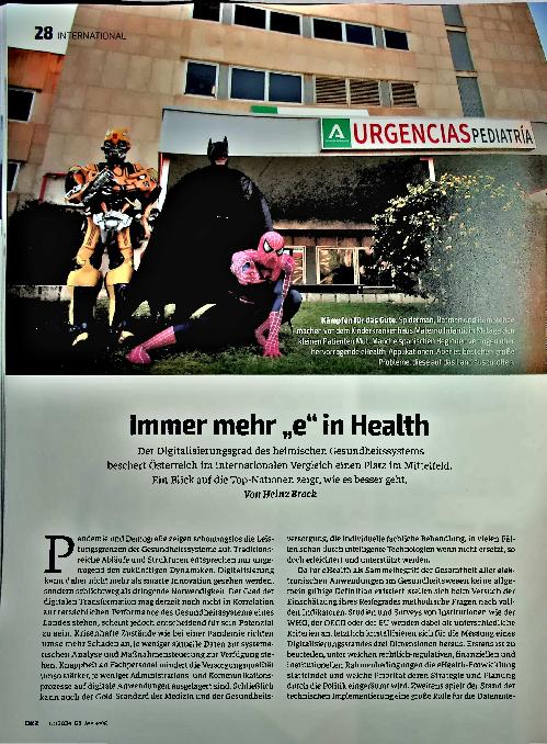 Vorschauseite 1: Immer mehr „e“ in Health