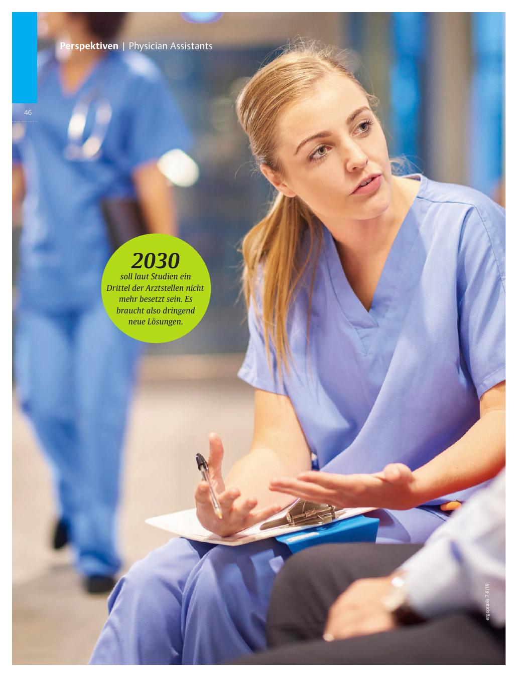 Vorschauseite 1: Beruf mit Zukunft ? Physician Assistants in Deutschland