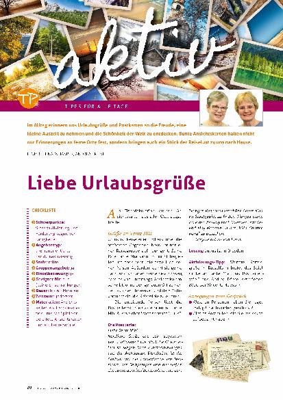 Vorschauseite 1: Liebe Urlaubsgrüße