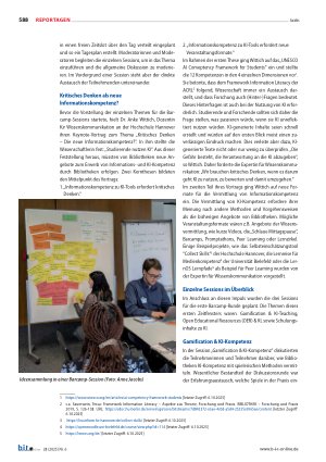 Vorschauseite 2: KI-Kompetenz als Aufgabe von Bibliotheken Bericht vom Teaching AI Barcamp an der Technischen Informationsbibliothek (TIB) in Hannover, 18. September 2025