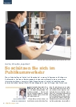 Vorschauseite 1: Husten, Schnupfen, angesteckt? So schützen Sie sich im Publikumsverkehr.