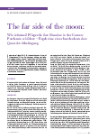 Vorschauseite 1: The far side of the moon: Wie informell Pflegende ihre Situation in der Corona-Pandemie schildern – Ergebnisse einer bundesdeutschen Querschnittsbefragung