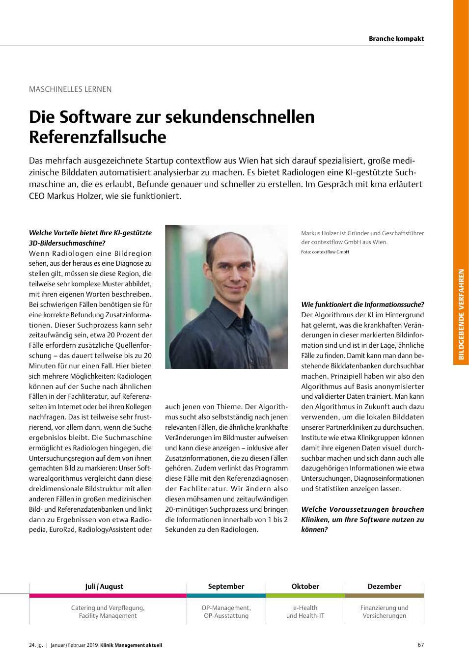 Vorschauseite 1: Maschinelles Lernen: Die Software zur sekundenschnellen Referenzfallsuche
