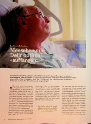 Vorschauseite 1: Menschen mit Delir optimal " auffangen"