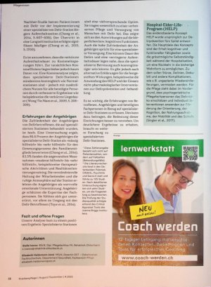 Vorschauseite 3: Menschen mit Delir optimal " auffangen"