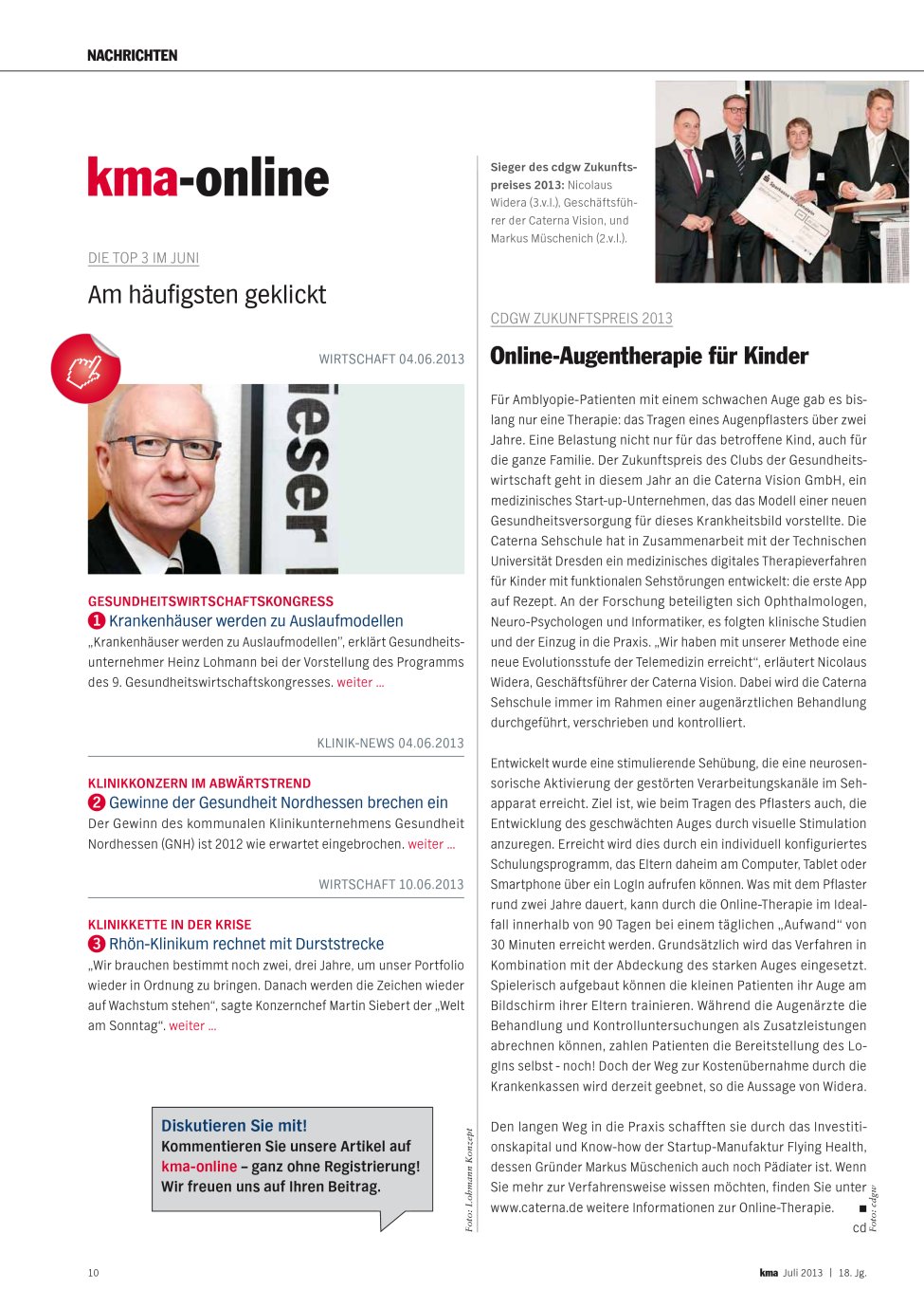 Vorschauseite 1: Online-Augentherapie für Kinder
