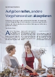 Vorschauseite 1: Aufgaben teilen, andere Vorgehensweisen akzeptieren.