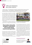 Vorschauseite 1: "»Mit 1000 Stimmen das Leben feiern«"