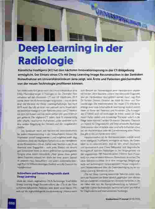 Vorschauseite 1: Deep Learning in der Radiologie