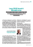 Vorschauseite 1: "Long COVID braucht Rehabilitation"