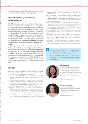 Vorschauseite 4: Bereit für interprofessionelle Zusammenarbeit? Warum die Bereitschaft dazu entscheidend ist