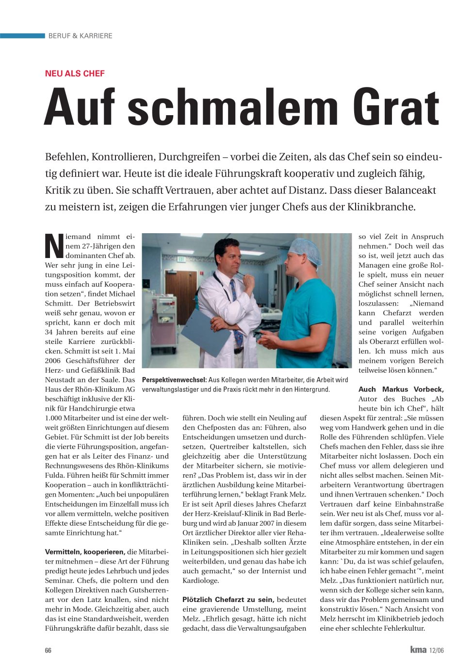 Vorschauseite 1: Auf schmalem Grat