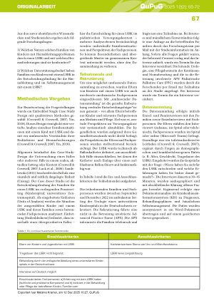 Vorschauseite 3: Das Erleben von Eltern und Fachpersonen in der Entscheidungsfindung für den Langzeit Suprapubischen Katheter in der Pädiatrie: Eine Embedded Single Case Study.
