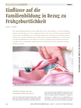 Vorschauseite 1: Einflüsse auf die Familienbildung in Bezug auf Frühgeburtlichkeit