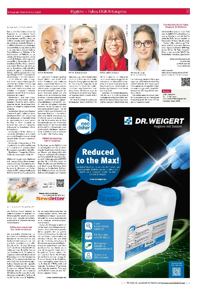 Vorschauseite 3: Hygiene