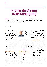 Vorschauseite 1: Krankschreibung nach Kündigung