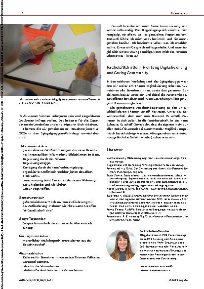 Vorschauseite 4: Vom Mut, einen letzten Umzug zu wagen Selbstbestimmtes Wohnen im Alter gestalten