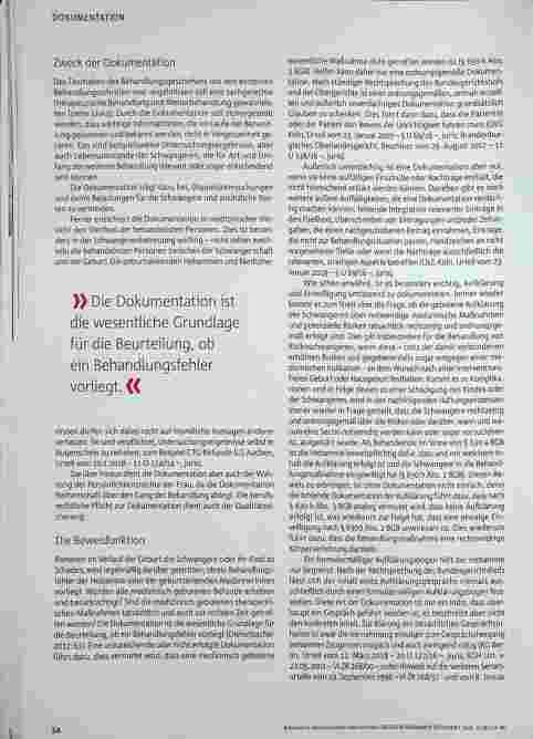 Vorschauseite 3: Dokumentation kann schützen